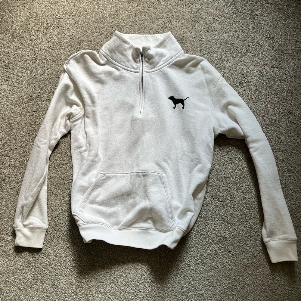 Victoria's secret Pink zip up collar sweater